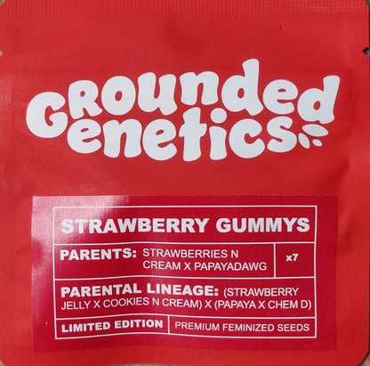 STRAWBERRY GUMMIES (Strawberries n Cream x PapayaDawg) 7-Pack + 3 Freebies Pink Poochie